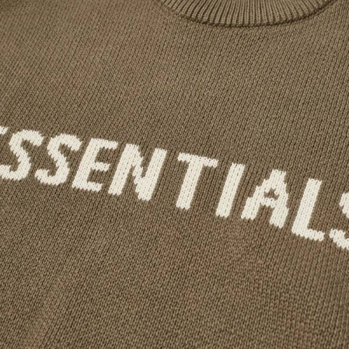 Essentials Fear of God Knitted Sweater Harvest